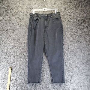 Universal Thread Jeans Womens 4/27R Gray Boyfriend Fit 100% Cotton Denim